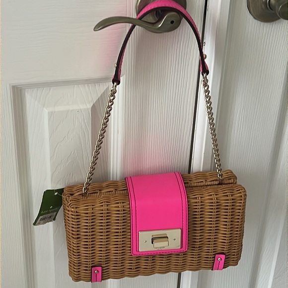NEW Kate Spade Wicker Bag - Picture 3 of 7